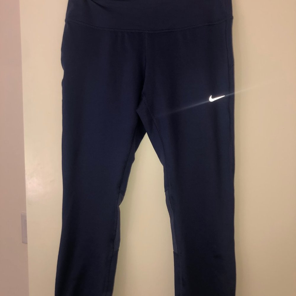 3/4 Nike Running Tights- PURPLE